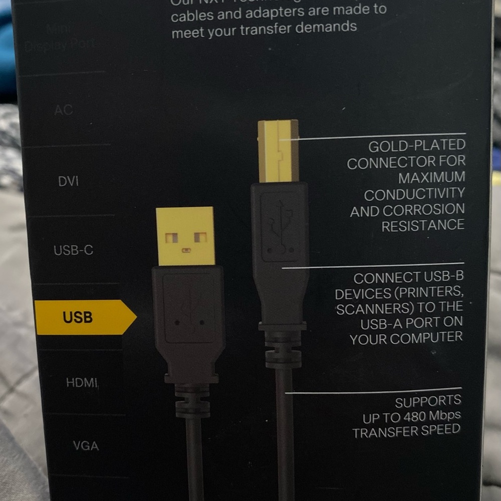 NXT Technology 16'
Black A Male & B Male
USB - Picture 4 of 6